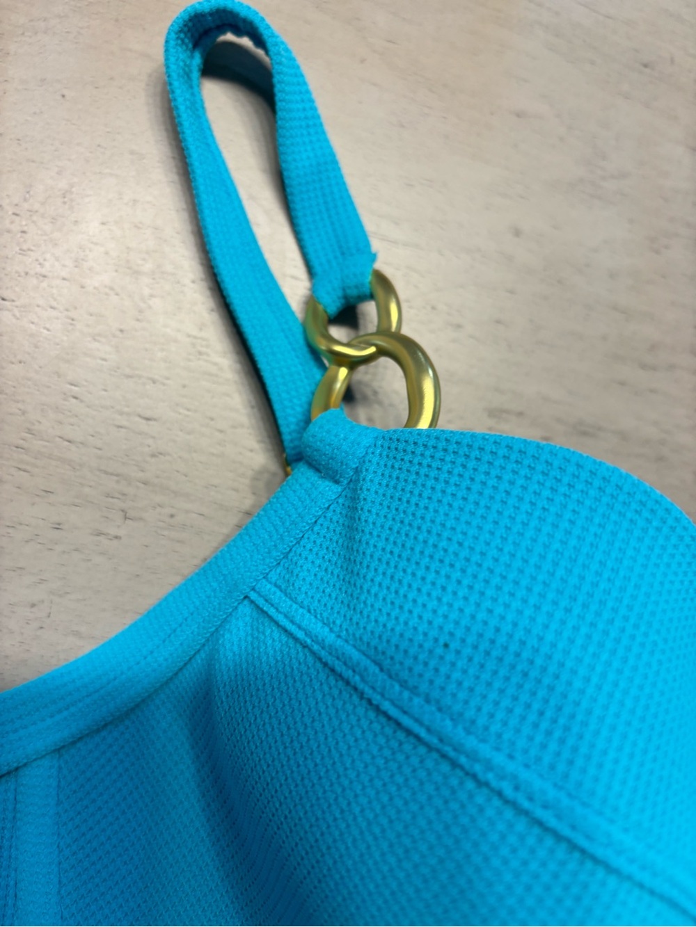 Bleu Rod Beattie Bright Turquoise Underwire Bikini Top - Picture 3 of 9